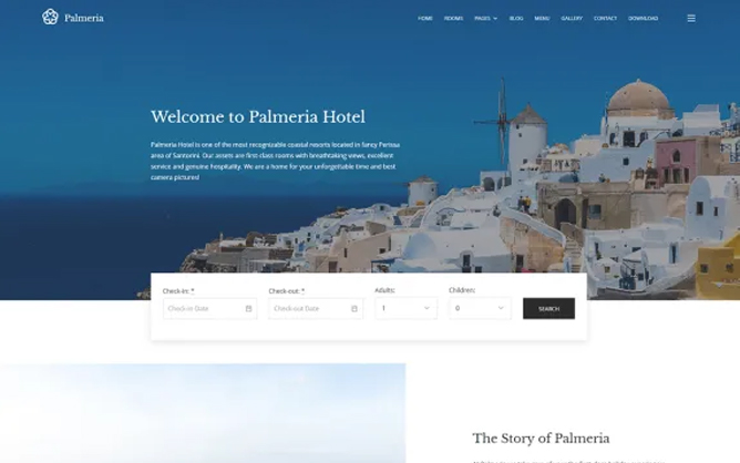 Template 07 Palmeria Hotel